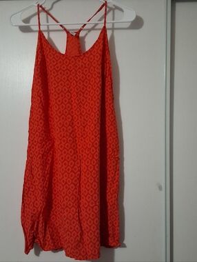 Old Navy Summer Orange Sleeveless Mini Dress Size M